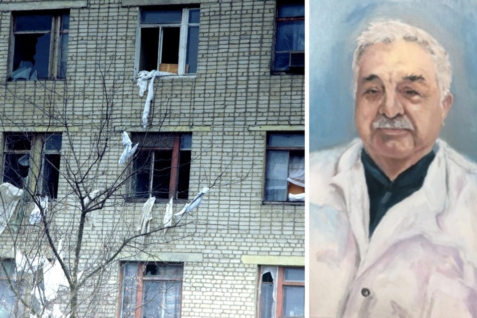    Ахмед Саламов не побоялся войти в захваченную боевиками Басаева больницу в Кизляре. Фото: Валерий Матыцин (ИТАР-ТАСС) / картина Тамилы Бутаевой