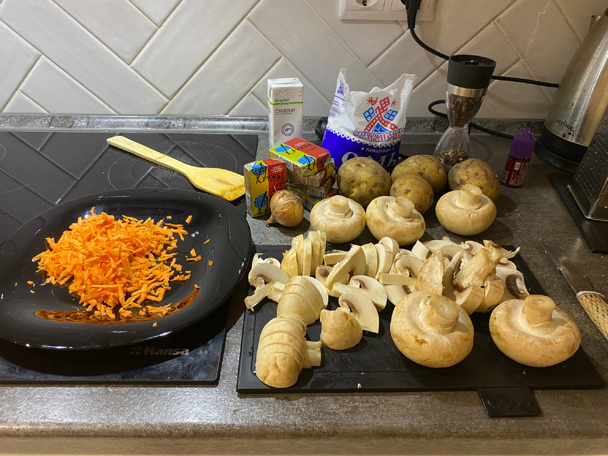 Подготавливаем ингредиенты.