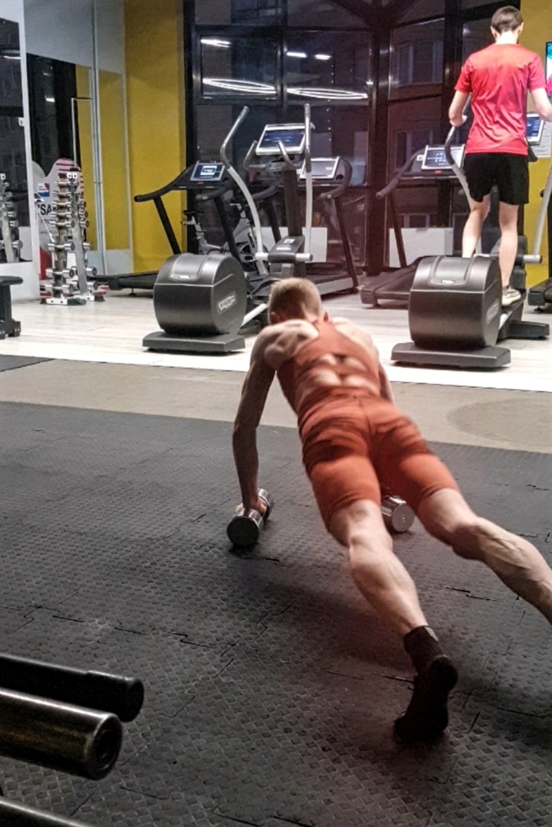 Фото с тренировки автора