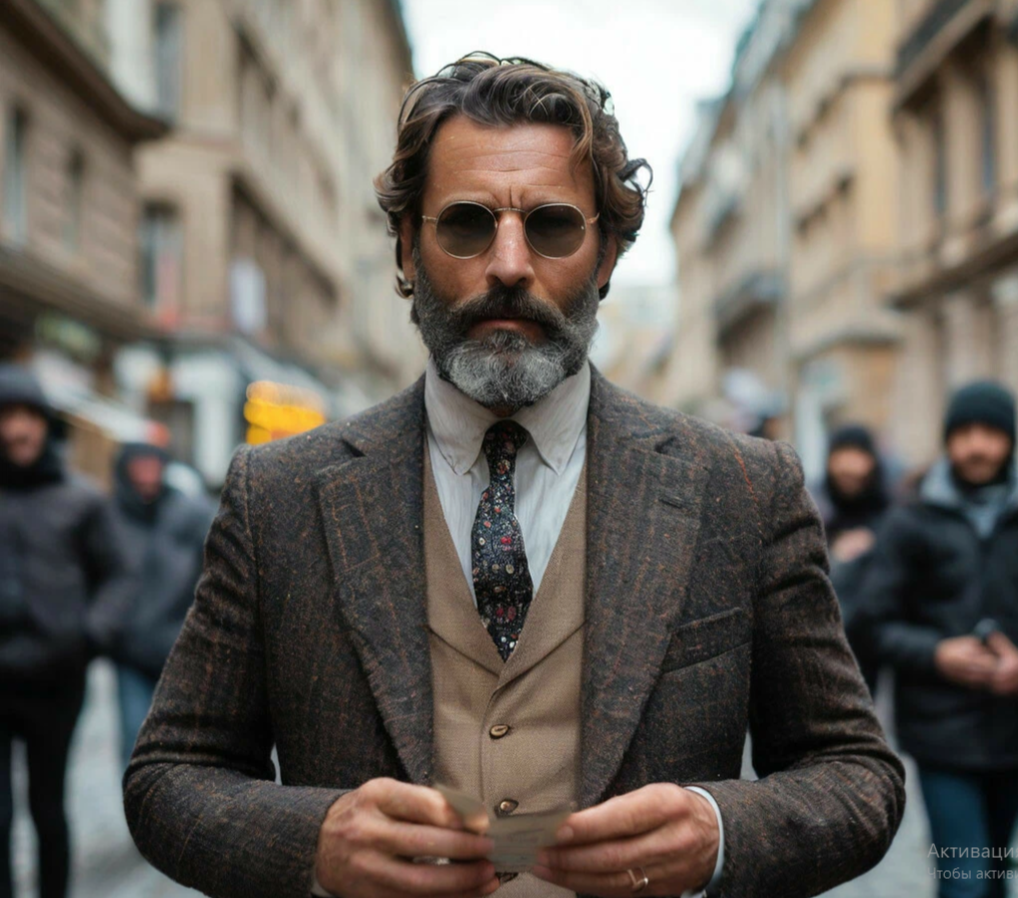 Так кстати нейросеть видит богатого человека, просящего милостыню на улице.