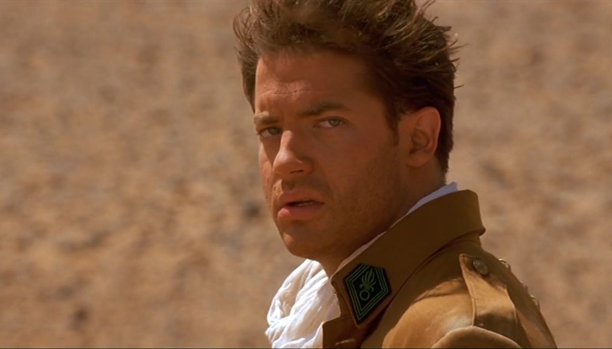 Брендан Фрейзер в образе Рика. Кадр из фильма «Мумия»