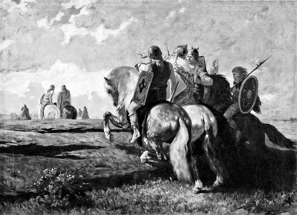 Эварист Виталь Люмине. Галлы идут на Рим.

1870. Музей изобразительных искусств, Нанси