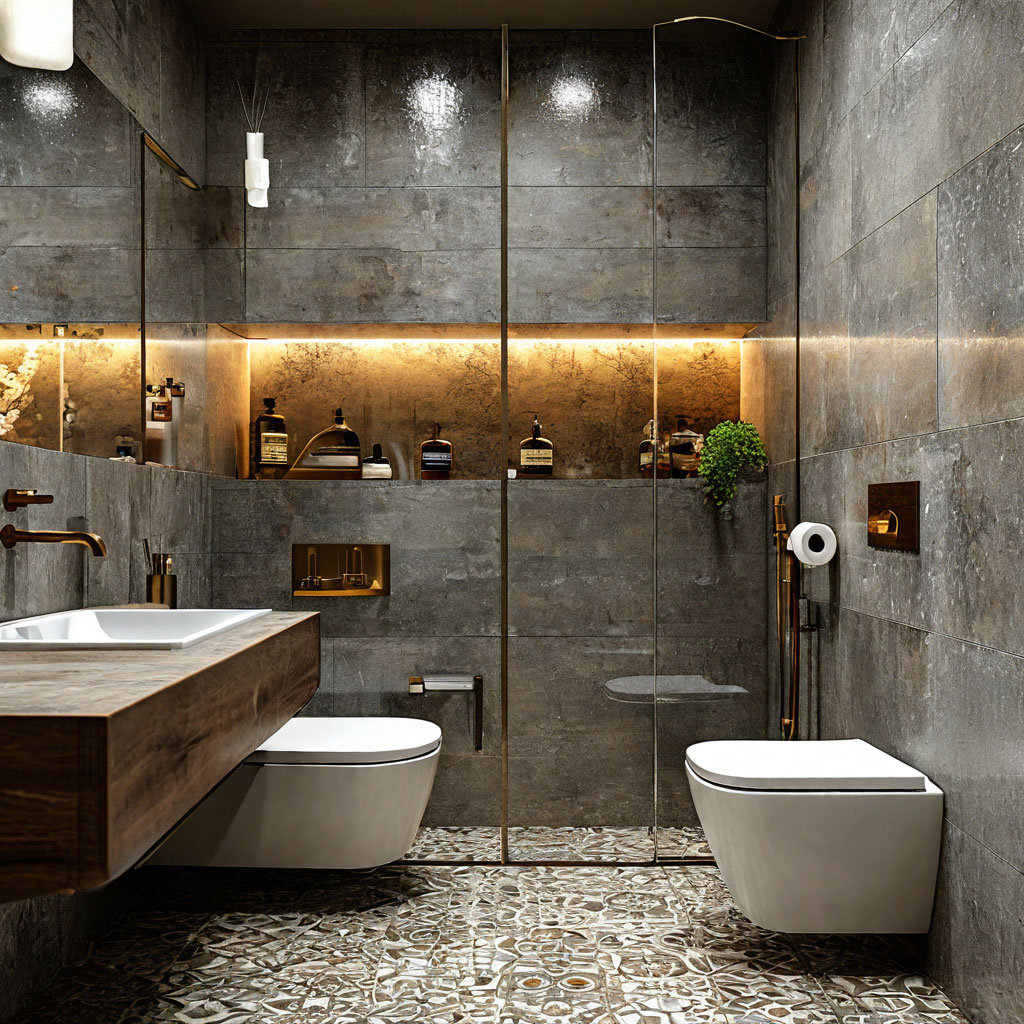 совмещенный санузел с ванной 