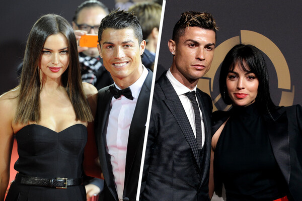 Роналду и Ирина Шейк/Роналду и Джорджина Родригес / AP/Global Look Press 