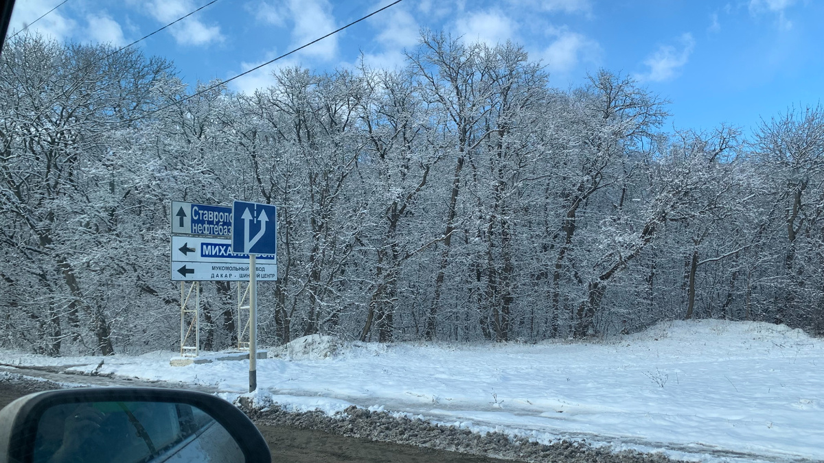 Увидели всё-таки снег этой зимой! Ставрополь-2025. Фото автора канала