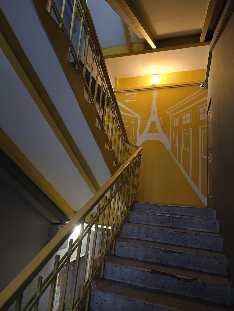 Лестничный пролёт. Фото автора.