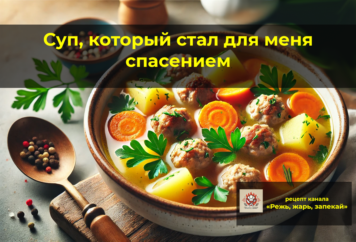 суп с фрикадельками