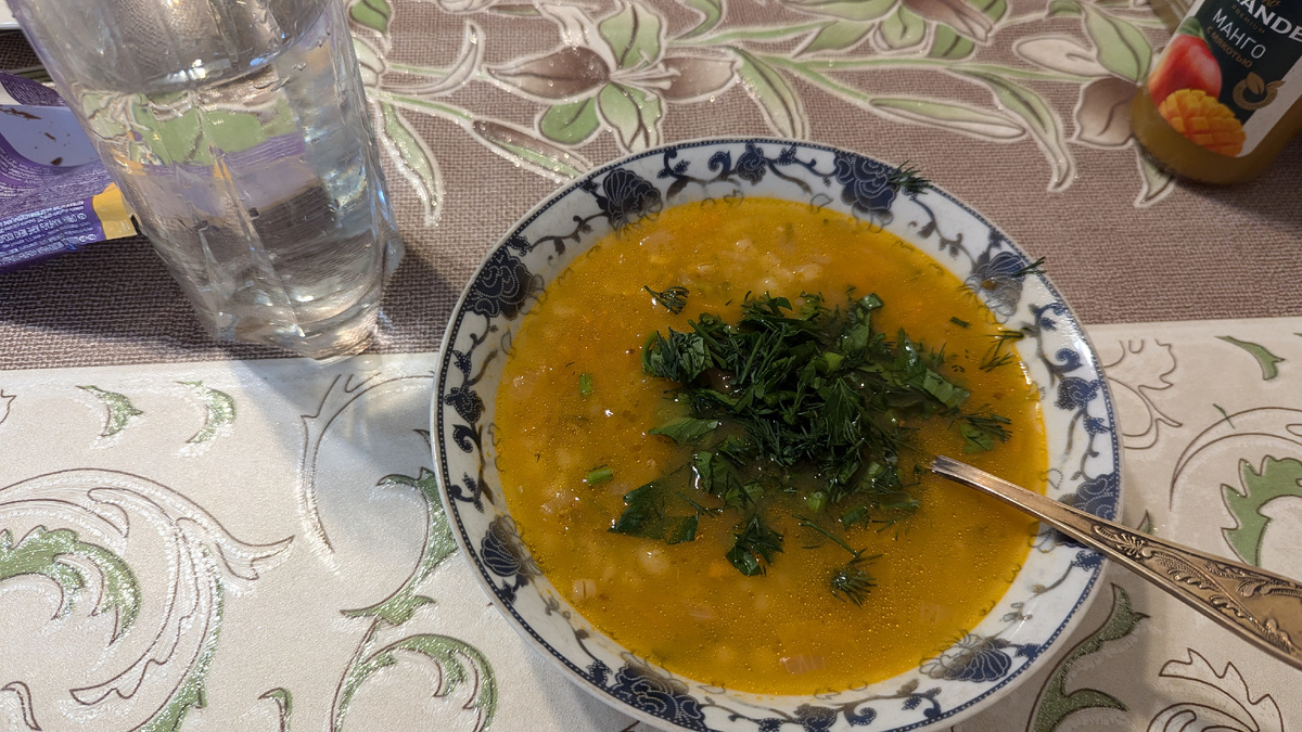 Наш обед, рассольник