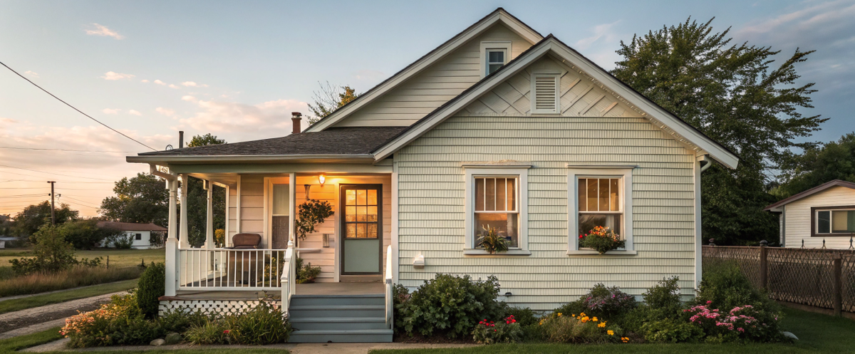 Отделка фасада частного дома