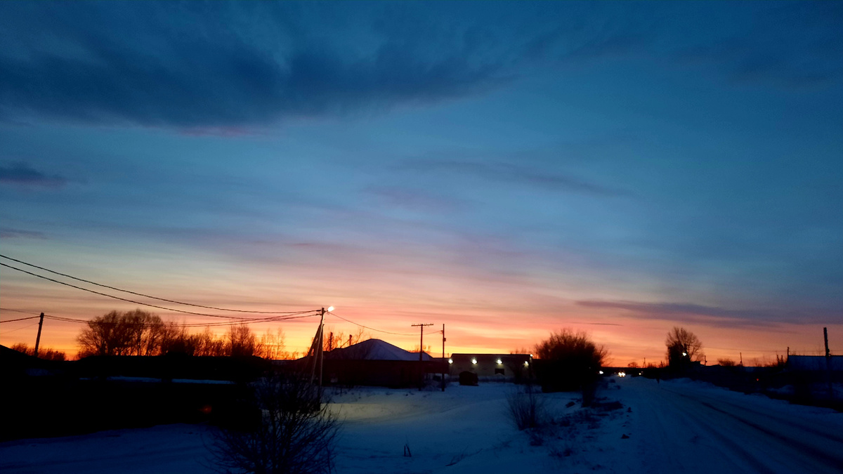 Вчерашний рассвет ❤️