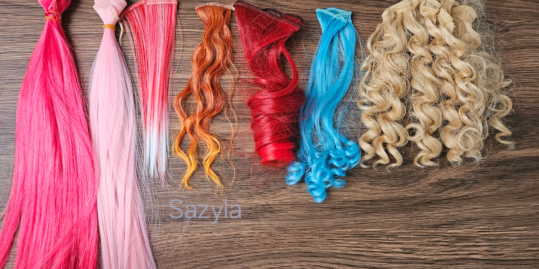 Типы кукольных волос для прошивки