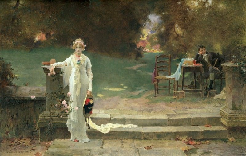 Художник картины "Переживая обиды" Маркус Стоун