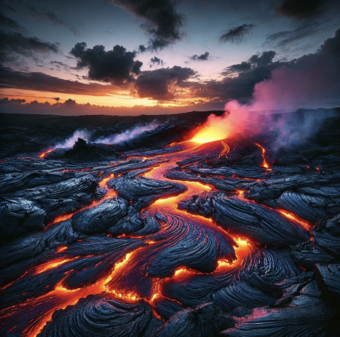 Скорость лавы