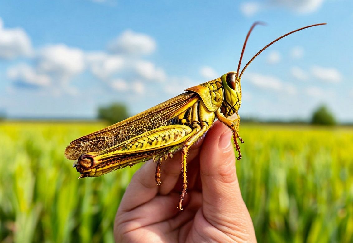 Единичные экземпляры саранчи не представляют особой угрозы, но когда эти насекомые объединяются в стаи, они способны уничтожить все растения на своем пути. 
