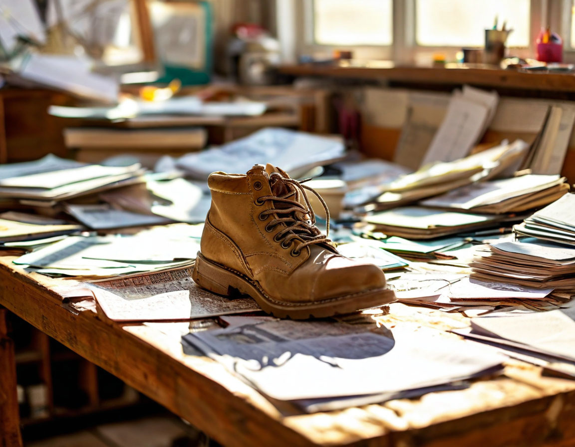 Не галоша, но тоже обувь | Изображение: Шедеврум