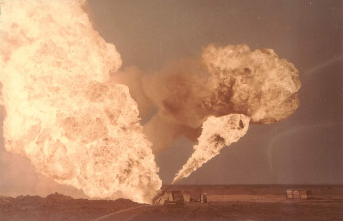 Техногенная катастрофа на нефтяной станции Тенгиз Казахстан 1985 г.