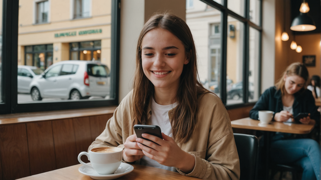 студентка проходит тест для поступления в бизнес-школу за рубежом