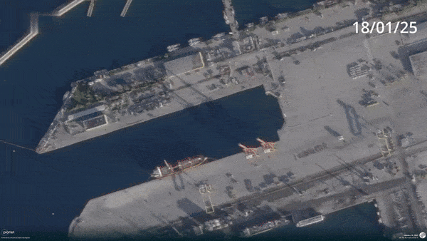    Сравнение спутниковых снимков//Видео из ТГ-канала Colonelcassad