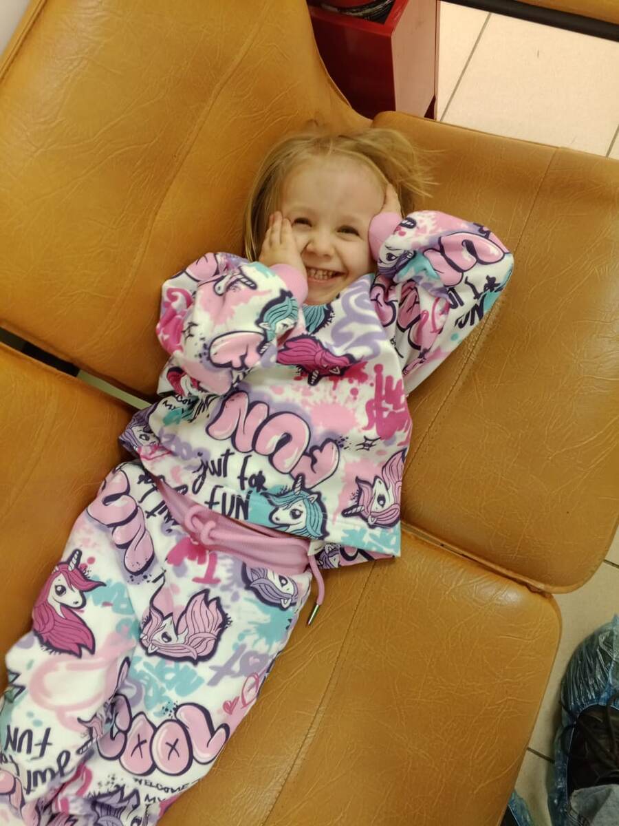 Моя старшая дочка, 3 года