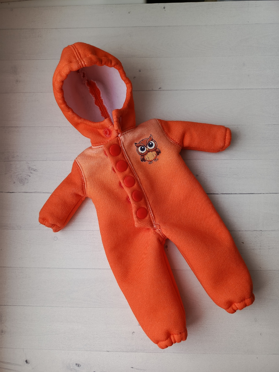 Комбинезон из трикотажа с начёсом