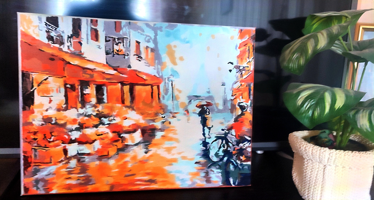 Это вторая мною законченная картина 