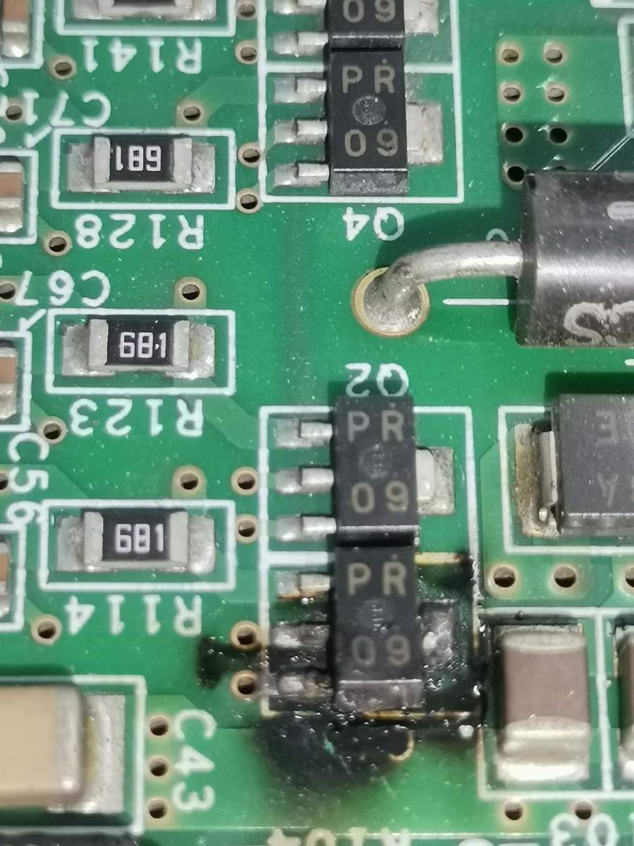 Погиб мосфет. 