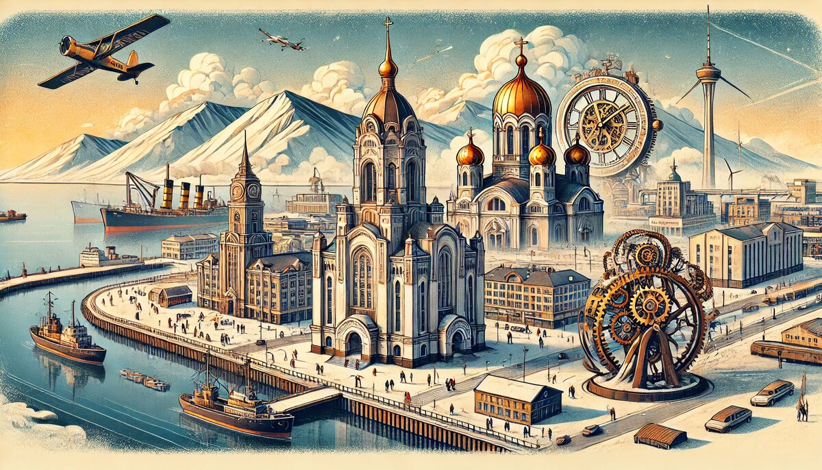 Сгенерировано ИИ. Не отражает настоящий вид города