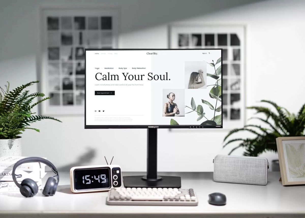    Hannspree выпустила монитор с трансфлективным «бумажным» дисплеем