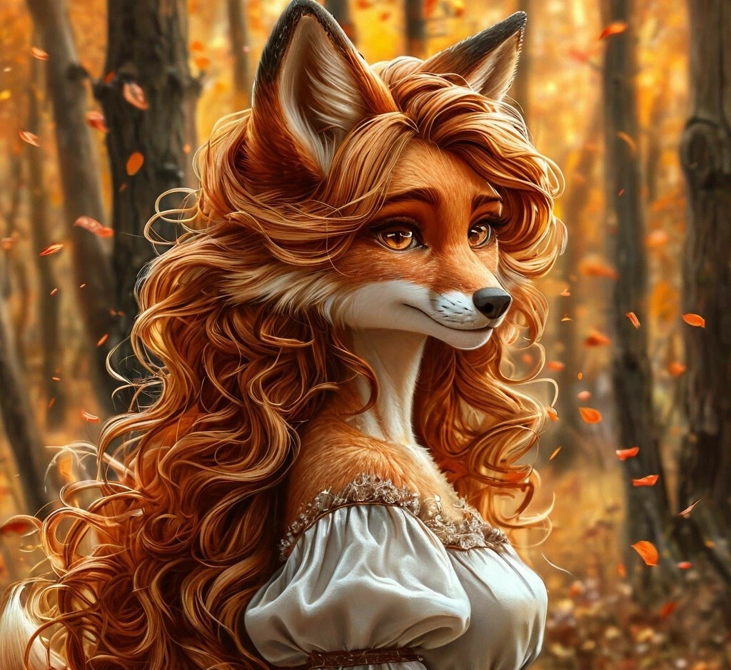 Сказочная лиса.