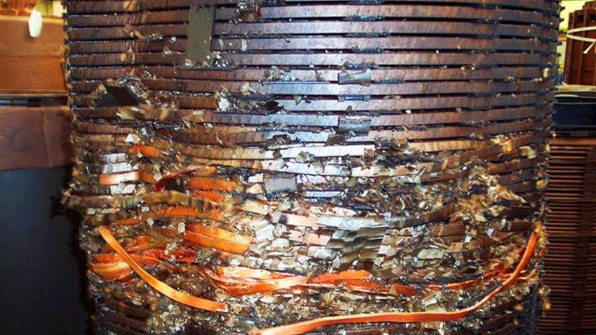 Обмотка трансформатора тм сгоревшая