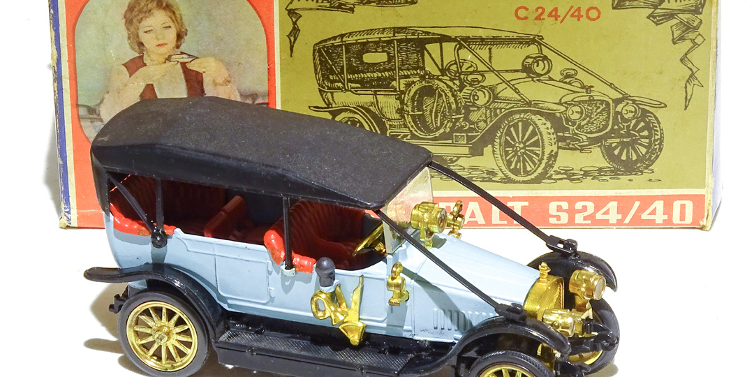 Восстановление модели автомобиля «Руссо-Балт» С24/40 Торпедо (А22) в масштабе 1:43. 3D-печать и традиционные методы