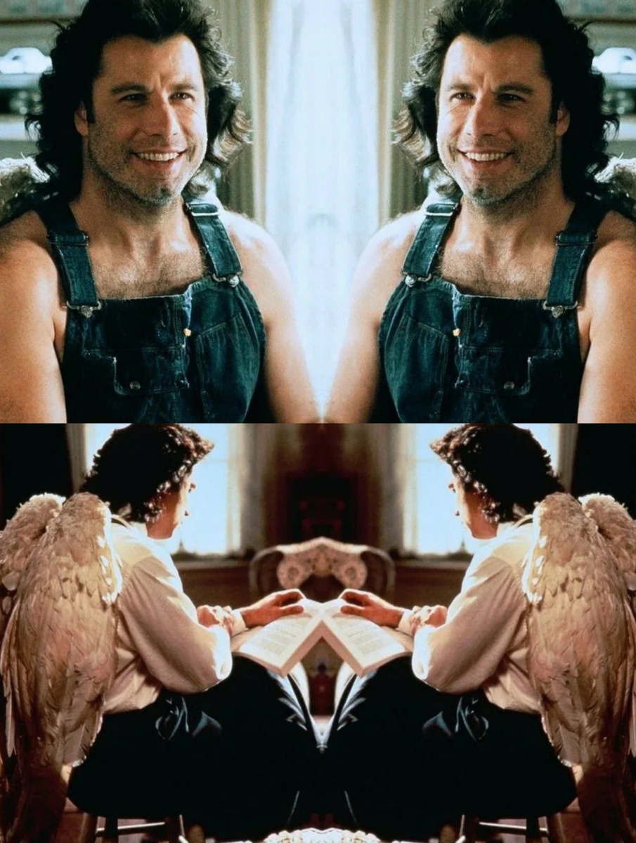 Кадры из фильма "Майкл" с Джоном Траволтой