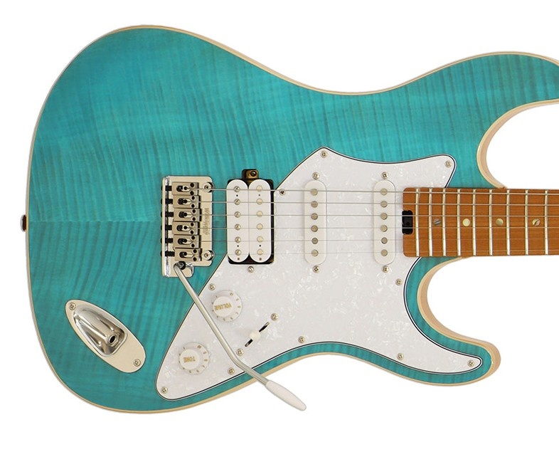 На фото электрогитара ARIA 714-MK2 TQBL