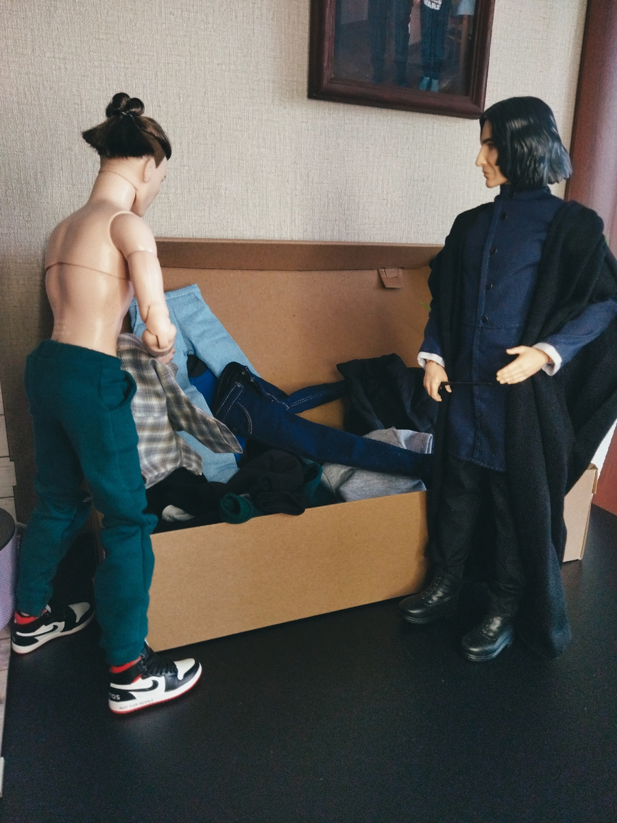 Кен BMR 1959 Европеец (Лука) и Северус Снегг/Снейп