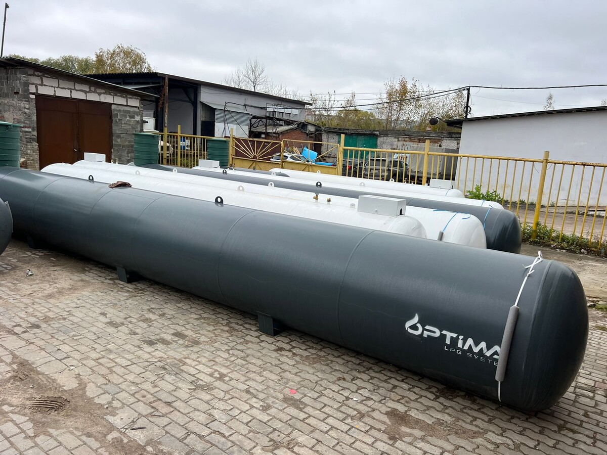 Подземные и наземные газгольдеры Optima