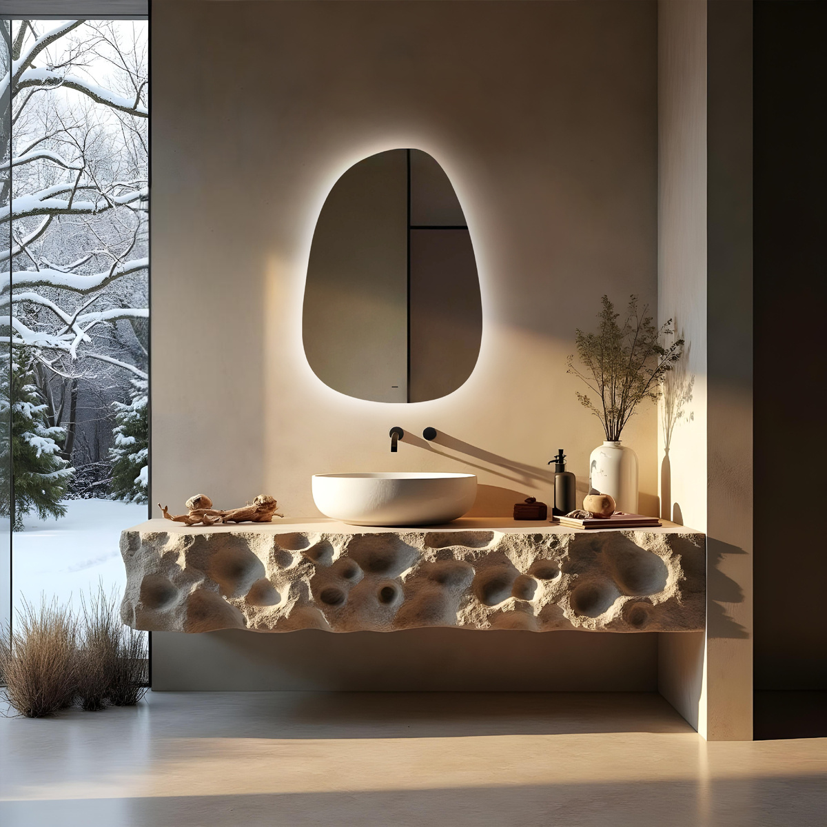 Зеркало "Molecula - lite" 569х796