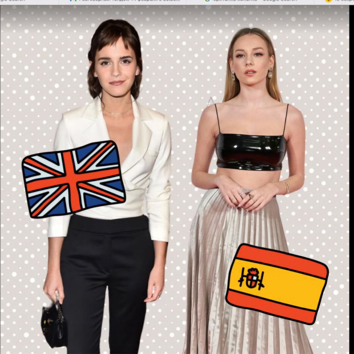 а в сети есть тест - узнай, кто ты.  Сдержанная британка или знойная испанка!