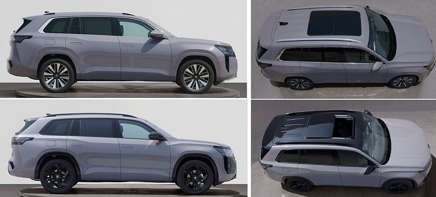    Стандартный новый Volkswagen Teramont Pro и кроссовер с пакетом R-Line на фото Минпрома КНР