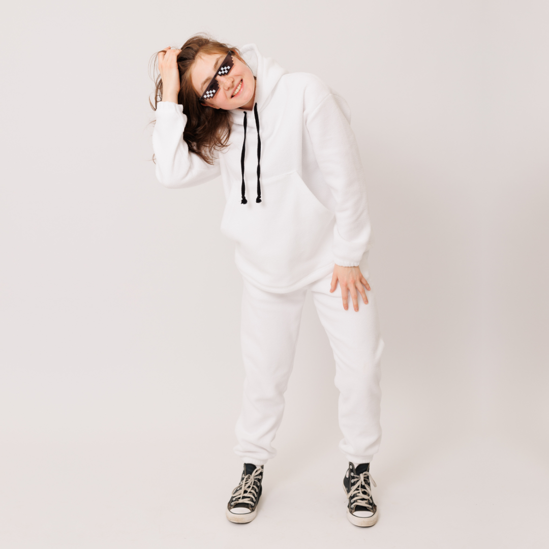 Худи плюшевая теплая WB: 193715100, Брюки флисовые плюшевые WB: 193843081