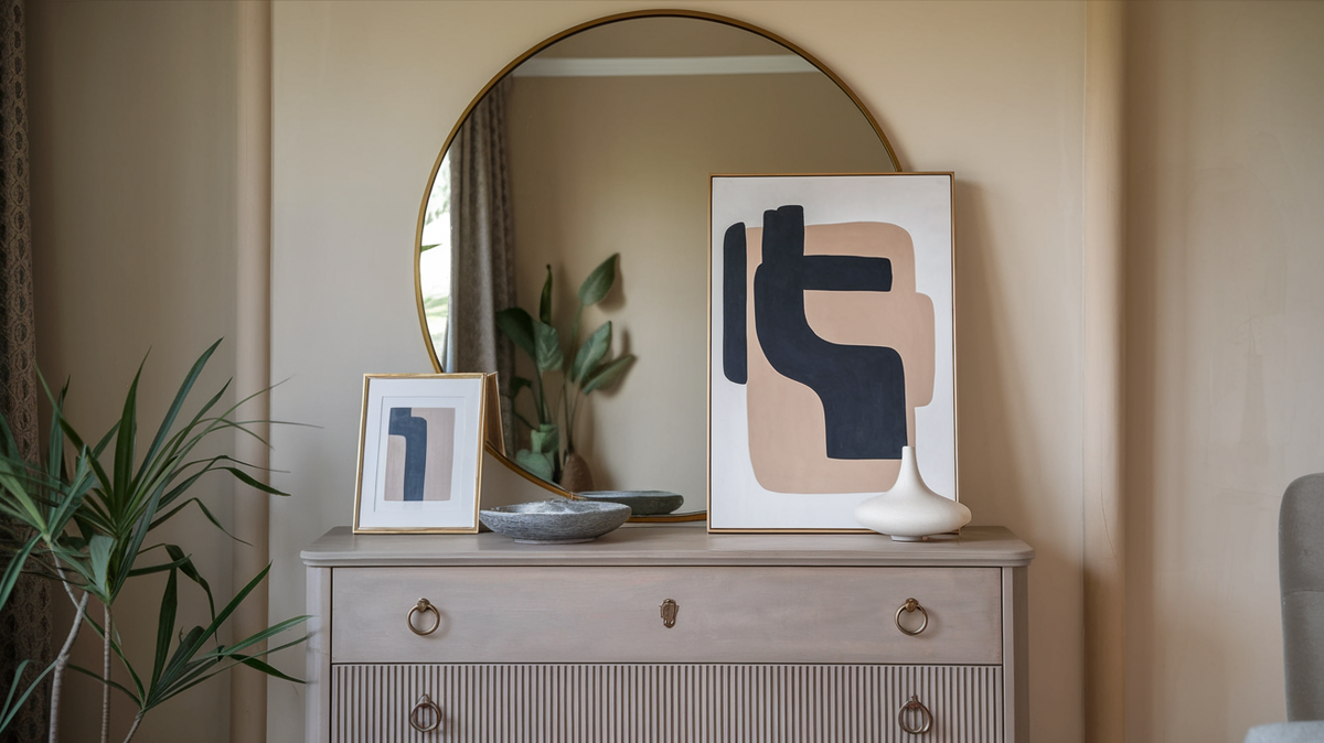 1. Зеркало или картина — игра с пространством