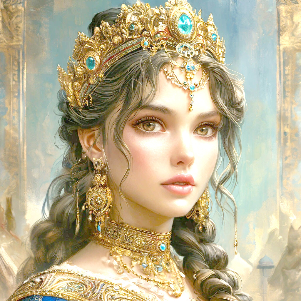 Принцесса, нарисованная Шедеврумом