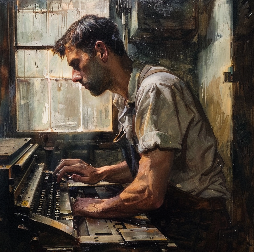 Самозанятый. Иллюстрация сгенерирована нейросетью