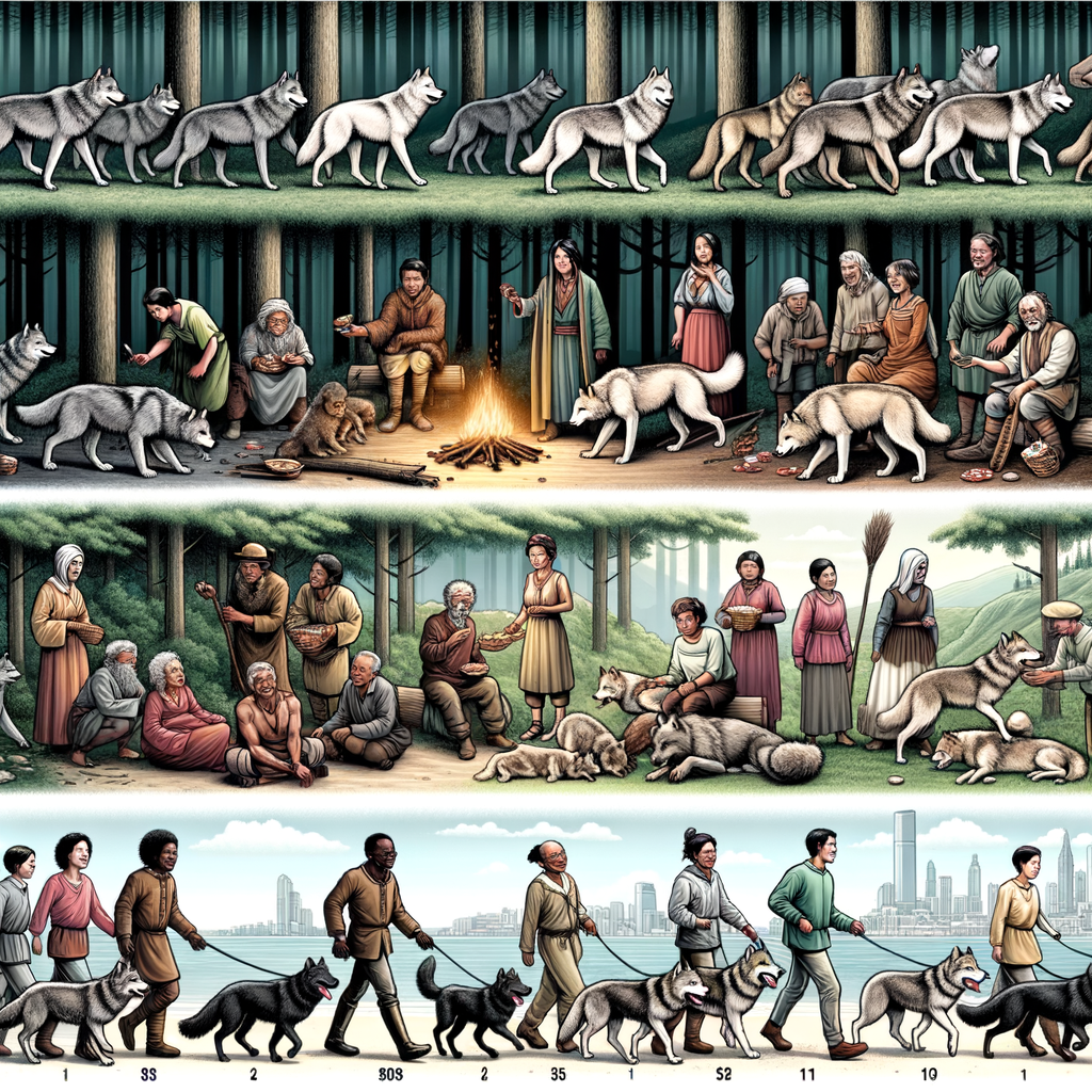люди и собаки вместе с древности до современности