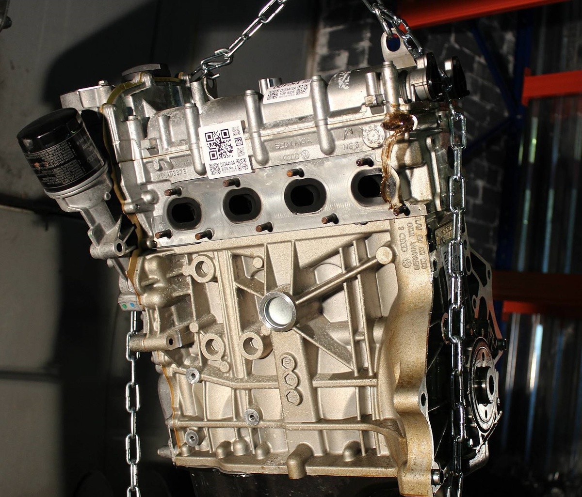 Пример отмытого двигателя картинка взята из интернета