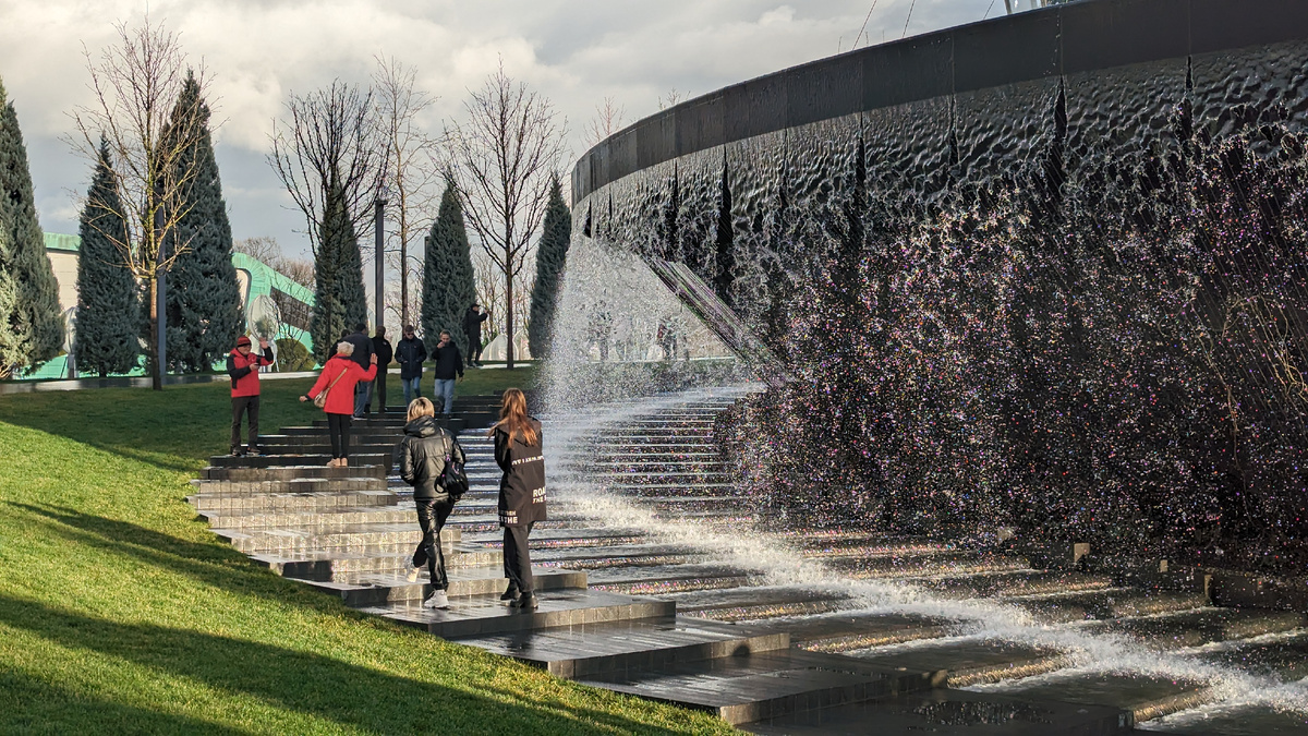 Парк Галицкого, январь 2024. Фото автора 