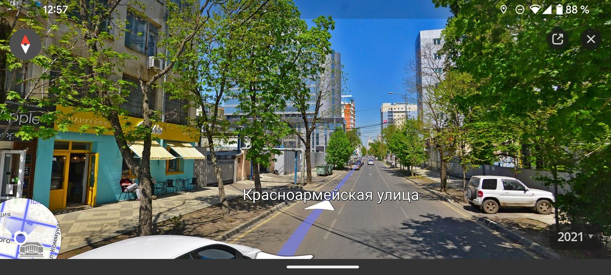 Типичный Краснодар. Яндекс карты 