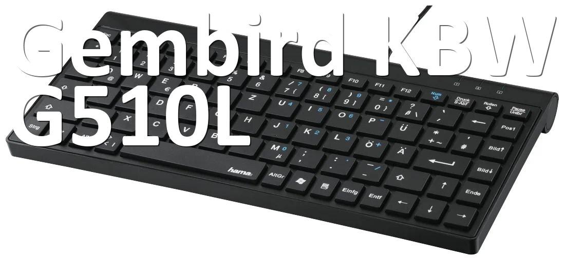 
Драйвера клавиатуры Gembird KBW-G510L на Windows 11, 10, 7 на 32, 64 бит