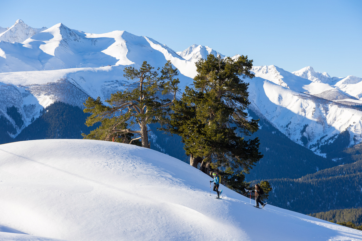 Снегоступинг по Аланскому пути (южный склон)