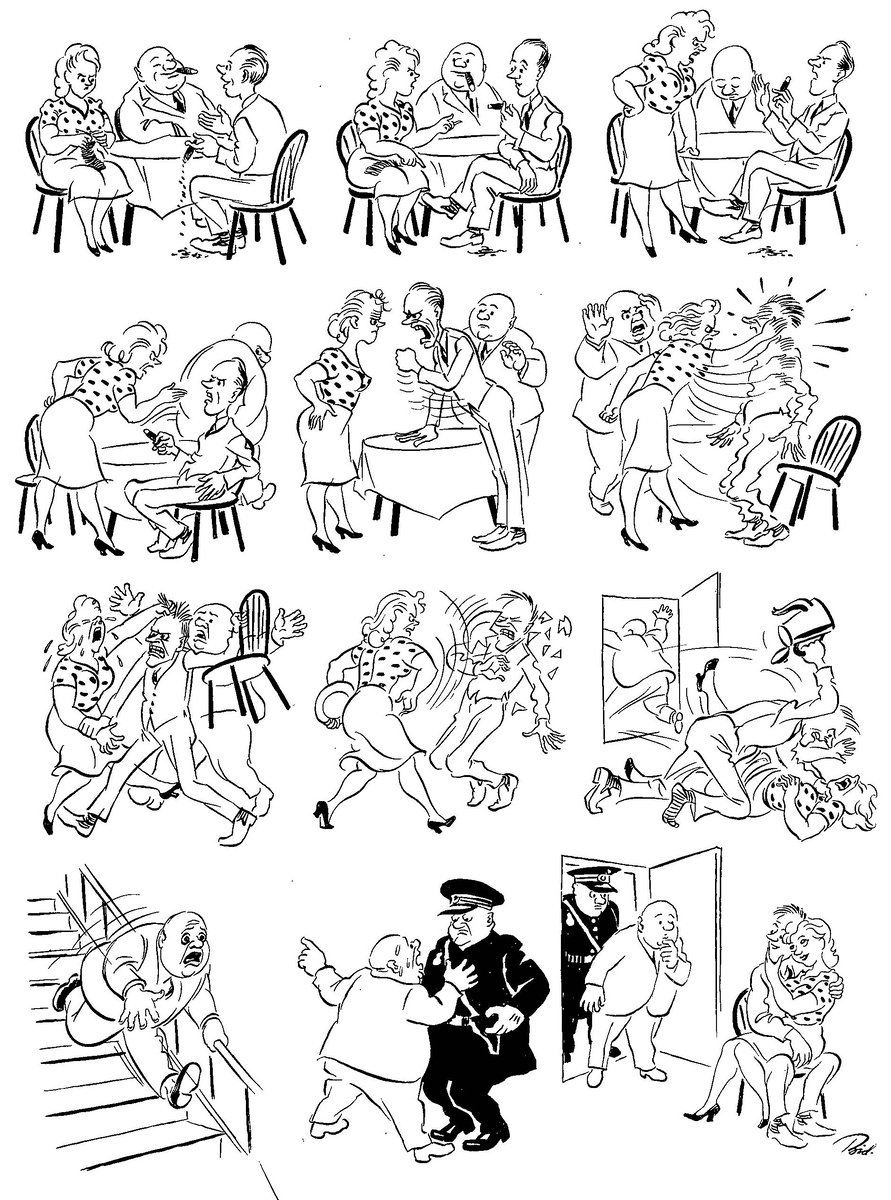 Принт из книги комиксов Херлуфа Бидструпа в собственности автора публикации.