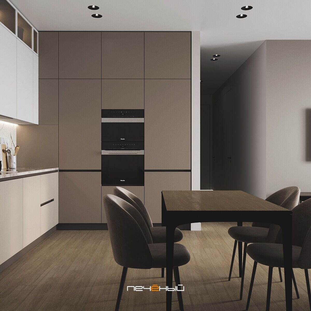 Дизайн кухни-гостиной